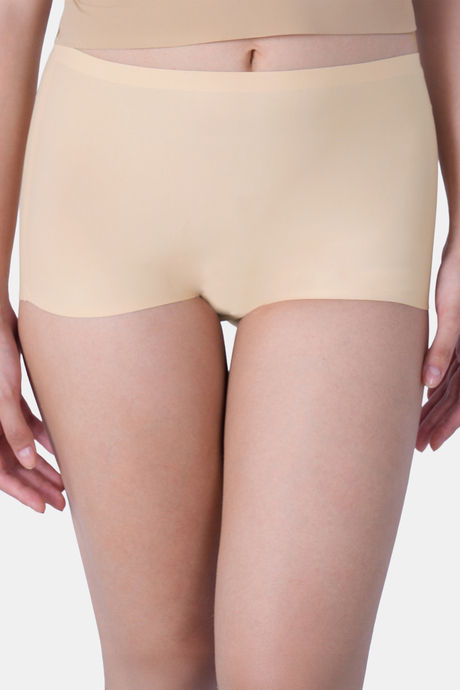 Soie Seamless Mid Waist Full Coverage Boy Shorts With No Visible Panty Line (Pack Of 2) - Multicolor — image 8